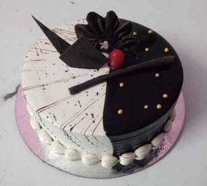 Eggless Choco - Chip Cake