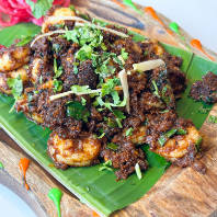 Tawa Pepper Prawns