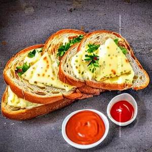 Bread butter aloo cheese toast