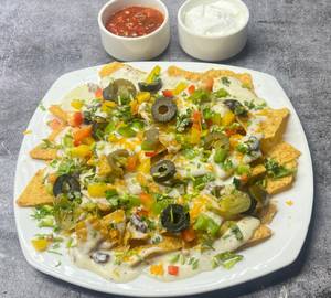 VEG Mexican Nachos ( Loaded )