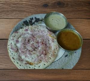 Home made onion dosa [2 pieces]