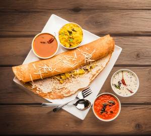 Cheese Garlic Masala Dosa