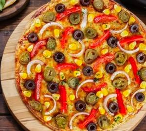 Red Paprika Sweet Corn Veg Cheese Pizza [8Inches]
