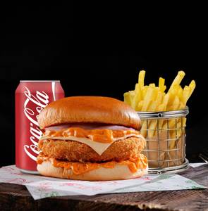 OG Veggie Burger + Fries + Coke (250 ml)