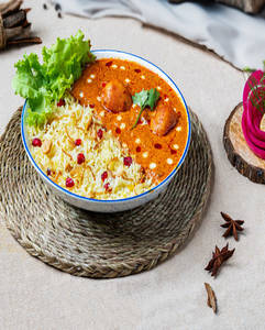 Wazwan Dum Alu With Kashmiri Pulao