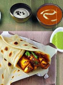 Barbeque Paneer Roll