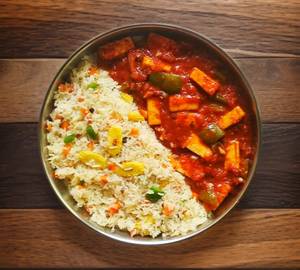 Kadhai paneer rice bowl