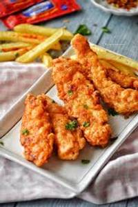 Peri Peri Crispy Chicken Strips with Fries