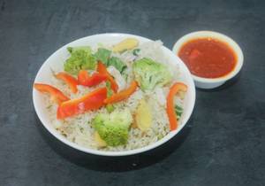 Veg Herb Infused Fried Rice