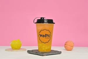Mango & Peach Boba Tea