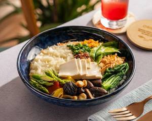 Tofu, Stir-fried Veggies, And Jasmine Rice
