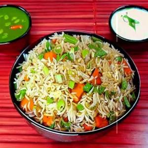Veg Manchurian Fried Rice