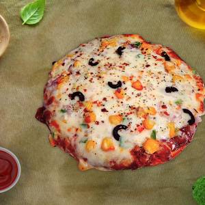 Corn capsicum pizza