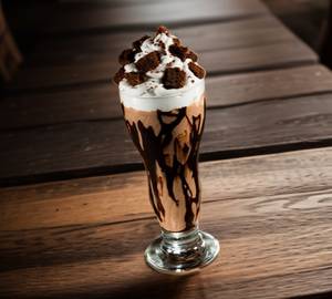Dark chocolate  milk shakes