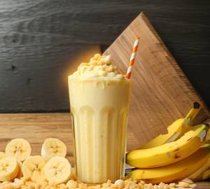 Banana & vanilla  milk shakes