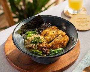 Miso Noodles & Chicken Soup