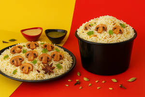 Mushroom Biryani [1 Person]