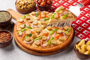 Smoked Chicken Sausage Pizza (Serves 2).