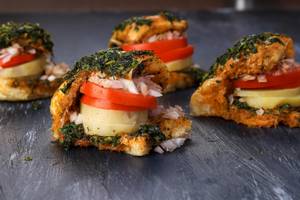 Masala Pav Sandwich