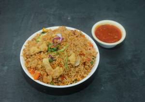 Prawns Burnt Garlic Fried Rice