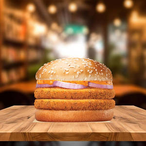 Aloo Tikki Double Patty Burger