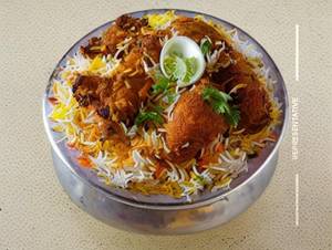 Chicken Fry Pieces Biryani Half