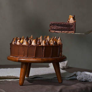 Hazelnut French Biscuit Cake Slice