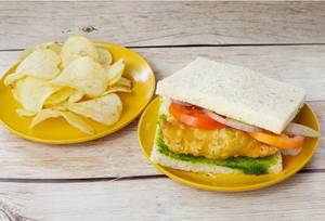 Samosa Sandwich With Wafer