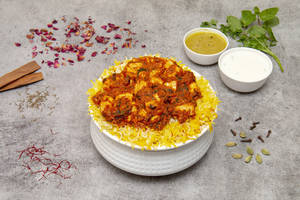 Zafrani Paneer Biryani (plate)