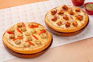 1+1 Non-Veg Cheesy Pizza Mania