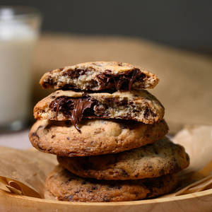 Nutella Burst Cookies