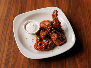 Pan Fried Buffalo Wings