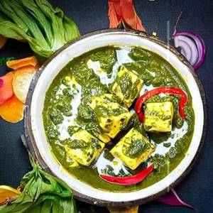 Corn Palak Paneer