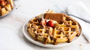 Premium Biscoff Waffle