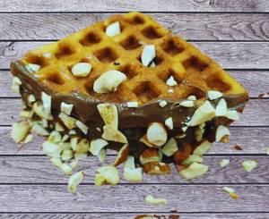 Maple Syrup Dry Fruits Waffle