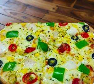 Red Paprika Sweet Corn Capsicum Cheese Pizza [8 Inches]
