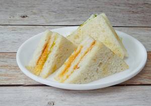 Bread Butter Cheese Jam Sandwich