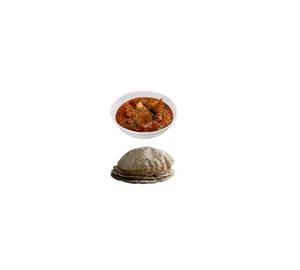 3 Phulka & Chettinad Chicken Curry 250 Ml