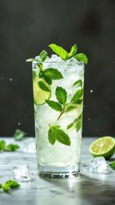 Mint lime soda