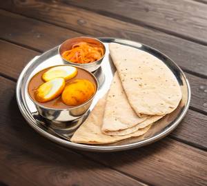 Roti with Egg Curries