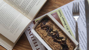 Eggless Crumble Blueberry Lemon Tea Cake