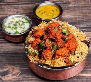 Ghee Roast Chicken Biryani