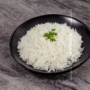 Plain rice                                                                   