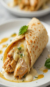 Crispy Fish Cheese Wrap