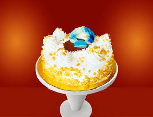 Butterscotch Burst Ice Cream Cake