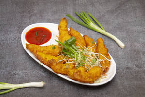 Golden Fried Prawns