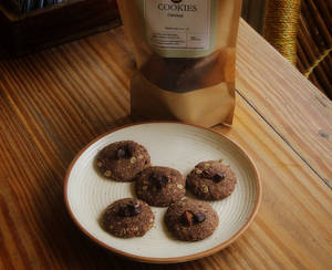 Eggless Oatmeal Cookie