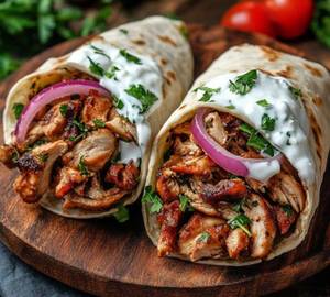 Special chicken shawarma