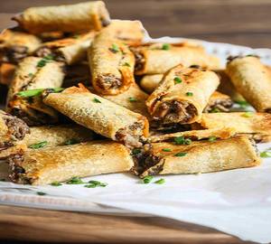 Mushroom Cheese Roll