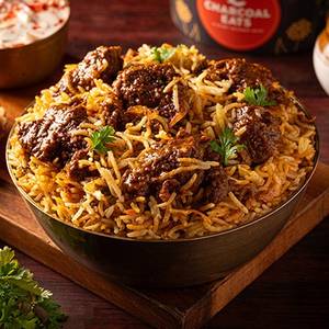 Hyderabadi Mutton Dum Biryani (Boneless, Serves 1)
